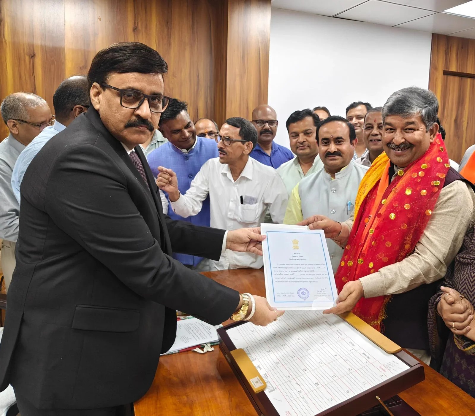 दिनेश आर्य निर्विरोध राज्यसभा सांसद निर्वाचित, भाजपा प्रदेश अध्यक्ष ने दी बधाई